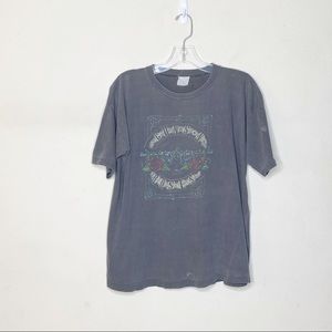 Vintage Guns N Roses Short Sleeve T Shirt Gray